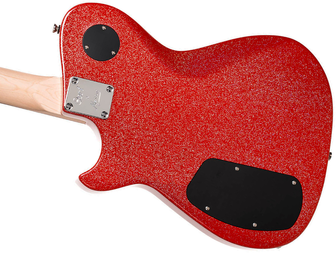 Cort Matthew Bellamy Mbm2h Meta Signature 2h Ht Lau - Red Sparkle - Guitare Électrique Forme Tel - Variation 3
