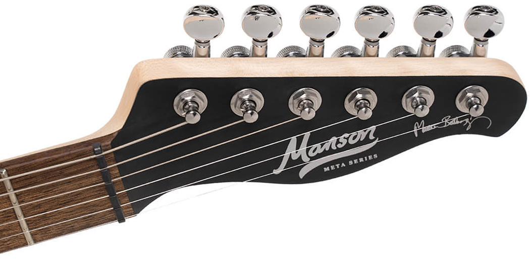 Cort Matthew Bellamy Mbm2h Meta Signature 2h Ht Lau - Satin Black - Guitare Électrique Forme Tel - Variation 4