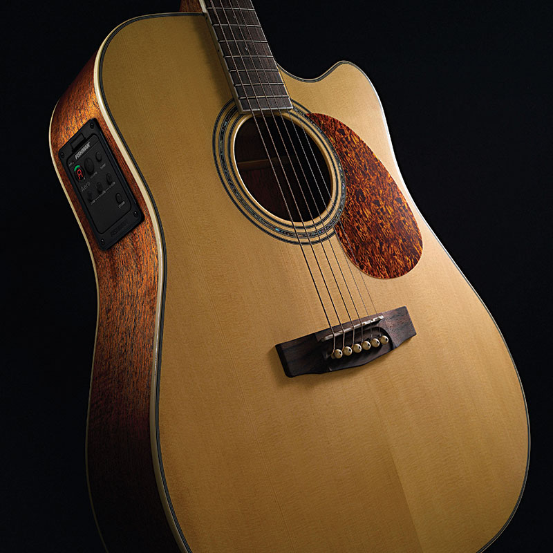 Cort Mr710f Dreadnought Cw Epicea Acajou Ova - Natural Satin - Guitare Acoustique - Variation 1