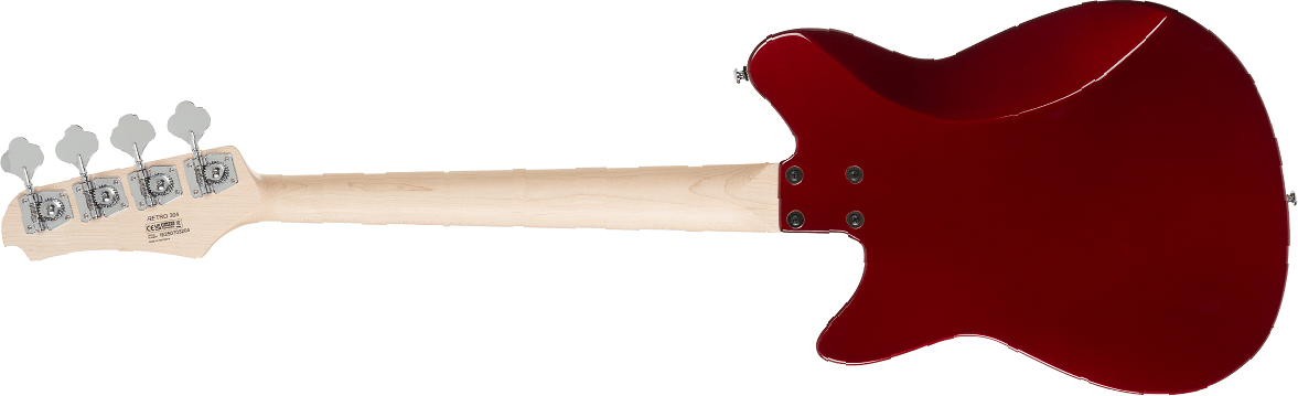 Cort Retro 304 Shsc Rw - Candy Apple Red - Basse Électrique Voyage - Variation 1