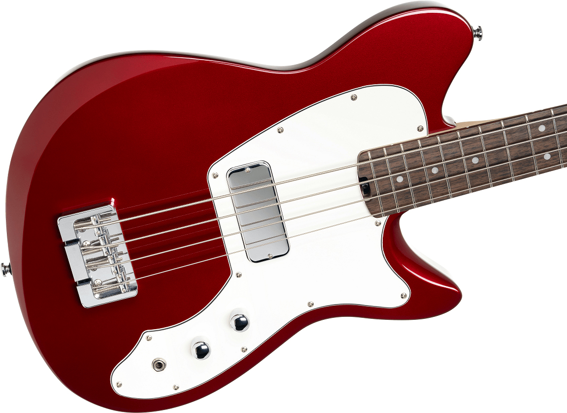 Cort Retro 304 Shsc Rw - Candy Apple Red - Basse Électrique Voyage - Variation 2