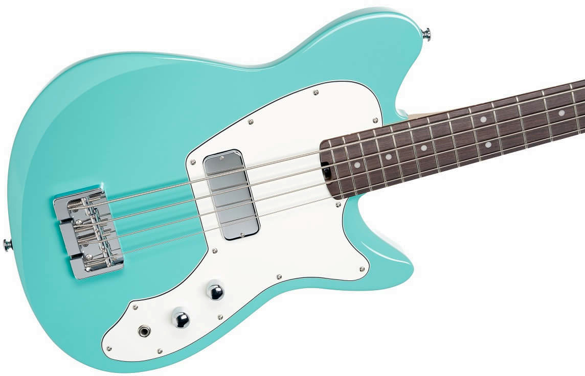 Cort Retro 304 Shsc Rw - Sea Foam Green - Basse Électrique Voyage - Variation 2