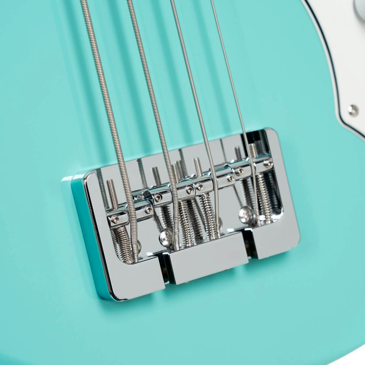 Cort Retro 304 Shsc Rw - Sea Foam Green - Basse Électrique Voyage - Variation 3