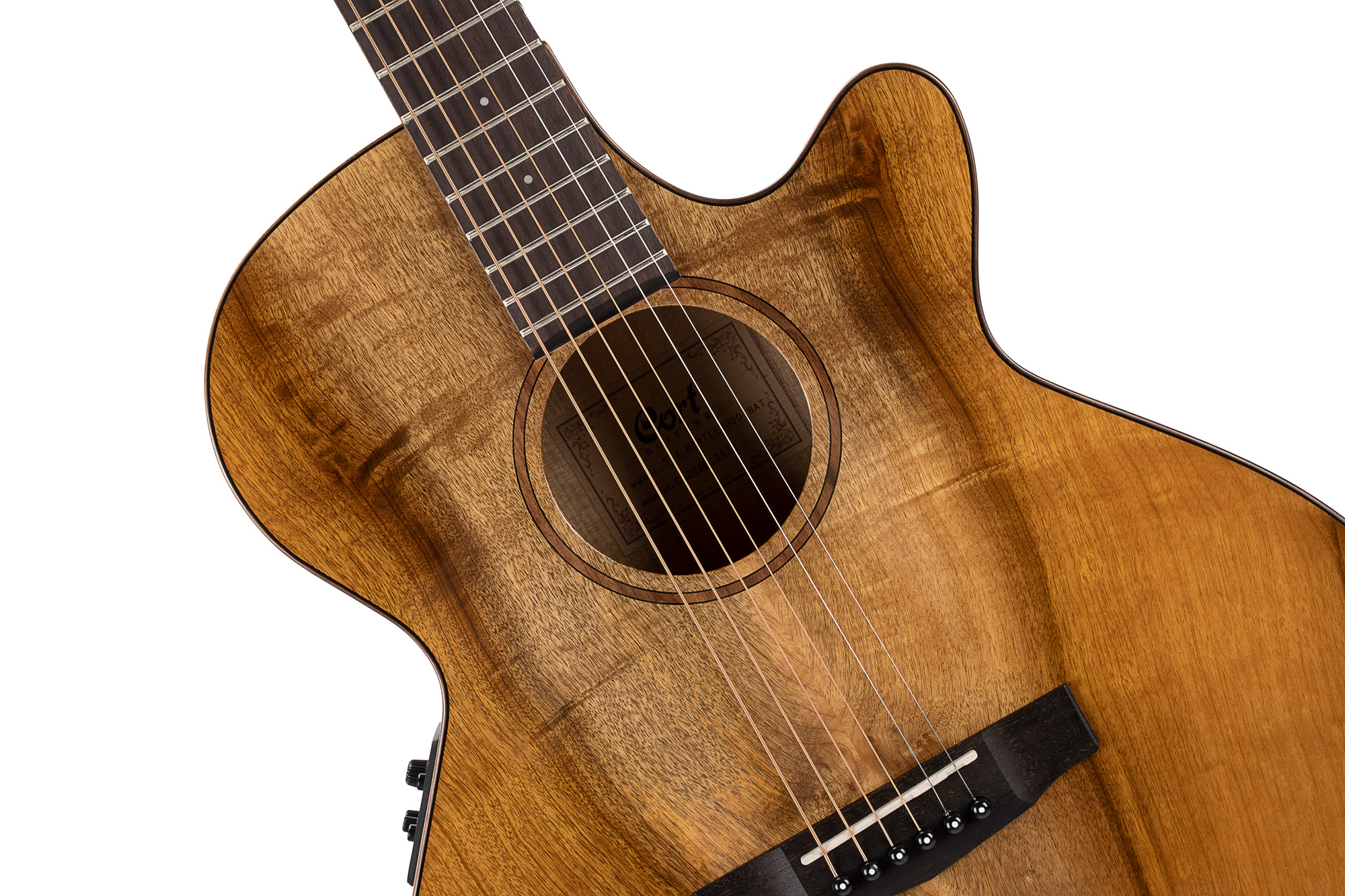 Cort Sfx Fishman Tout Myrtlewood Ov - Natural - Guitare Folk - Variation 1