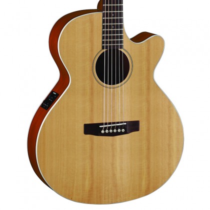 Cort Sfx1f Slim Body Cw Epicea Acajou Ova - Natural Satin - Guitare Electro Acoustique - Variation 1