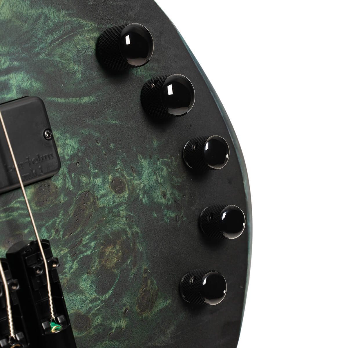 Cort Space 4c Artisan Active Bartolini Mn - Star Dust Green - Basse Électrique Solid Body - Variation 5