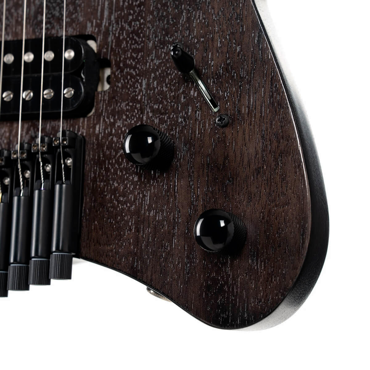 Cort Space G6ms Multiscale 2h Ht Mn - Semi Gloss Trans Black - Guitare Électrique Multi-scale - Variation 5