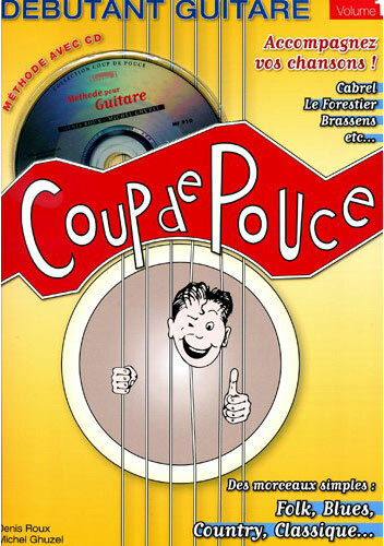 Coup De Pouce Guitare Acoustique Debutant Volume 1 Avec Cd - Librairie Guitare Acoustique - Main picture