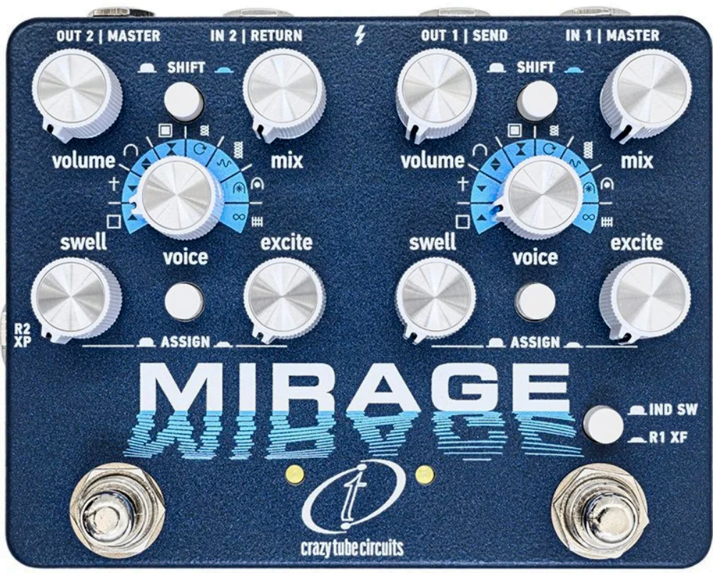 Crazy Tube Circuit Mirage Reverb - PÉdale Reverb / Delay / Echo - Main picture