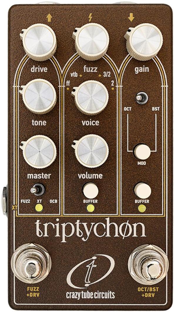 Crazy Tube Circuit Triptychon - PÉdale Overdrive / Distortion / Fuzz - Main picture