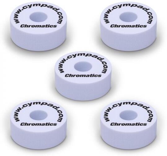 Cympad Set 5 Pads Cympad Chromatics Blanc - Rondelle Batterie - Main picture