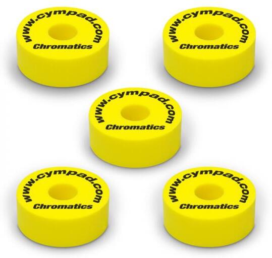 Cympad Set 5 Pads Cympad Chromatics Jaune - Rondelle Batterie - Main picture