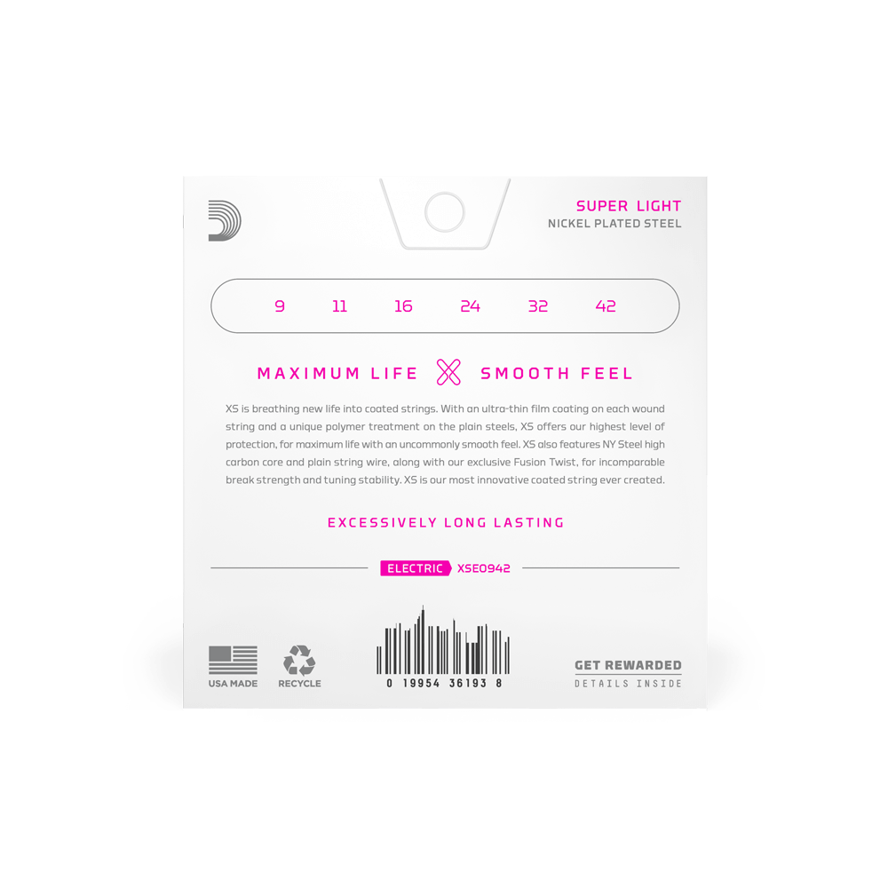 D'addario Jeu De 6 Cordes 09-42 Super Light Coated Electric Guitar Strings 2-pack - Cordes Guitare Électrique - Variation 6