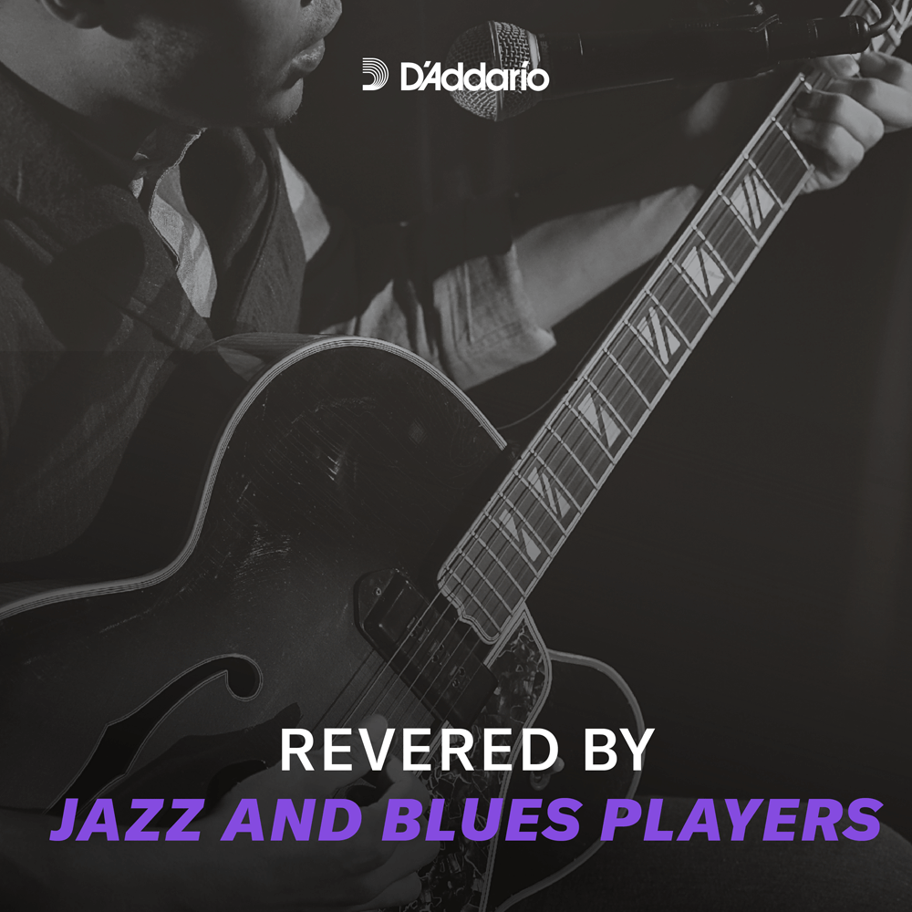 D'addario Jeu De 6 Cordes 11-50 Jazz Light, Plain Third, Xl Chromes Electric Guitar Strings - Cordes Guitare Électrique - Variation 2