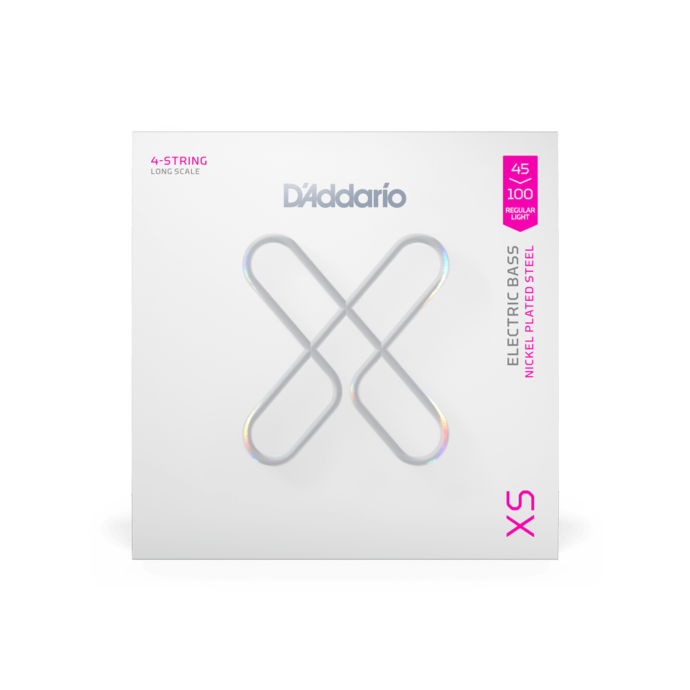D'addario Jeu De 4 Cordes 45-100 Regular Light, Long Scale Coated Bass Strings - Cordes Guitare Électrique - Variation 1