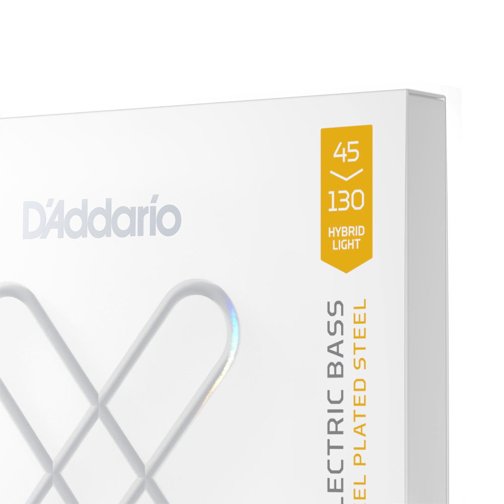 D'addario Jeu De 5 Cordes 45-130 Hybrid Light, Multiscale Coated Bass Strings - Cordes Guitare Électrique - Variation 3