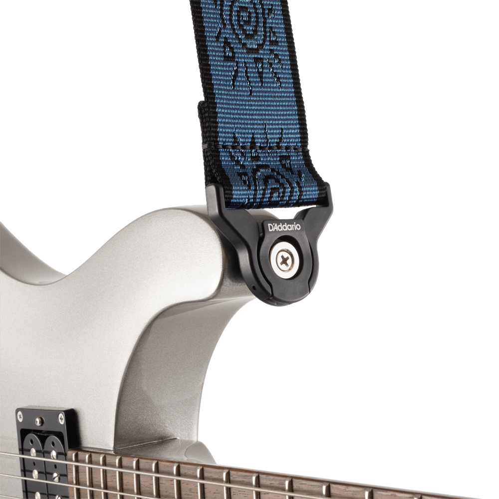 D'addario 50balpw04 Auto Lock Vintage Planet Waves, Suns/blue - Sangle Courroie - Variation 2