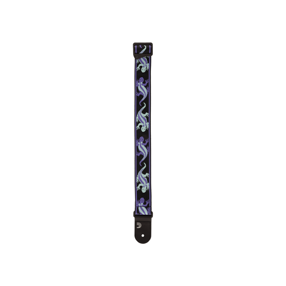D'addario 50pw02 Vintage Planet Waves Lizards, Green/blue - Sangle Courroie - Variation 2