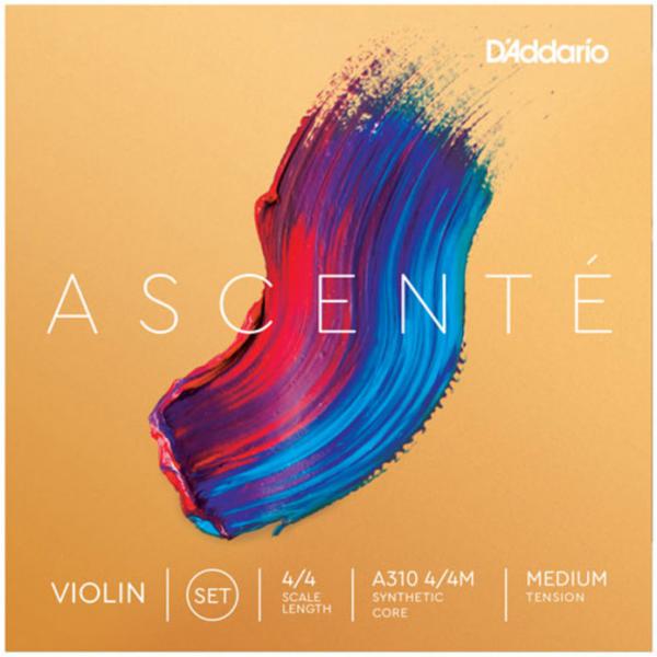 Corde violon D'addario Ascenté Violin A310, 4/4 Scale, Medium Tension