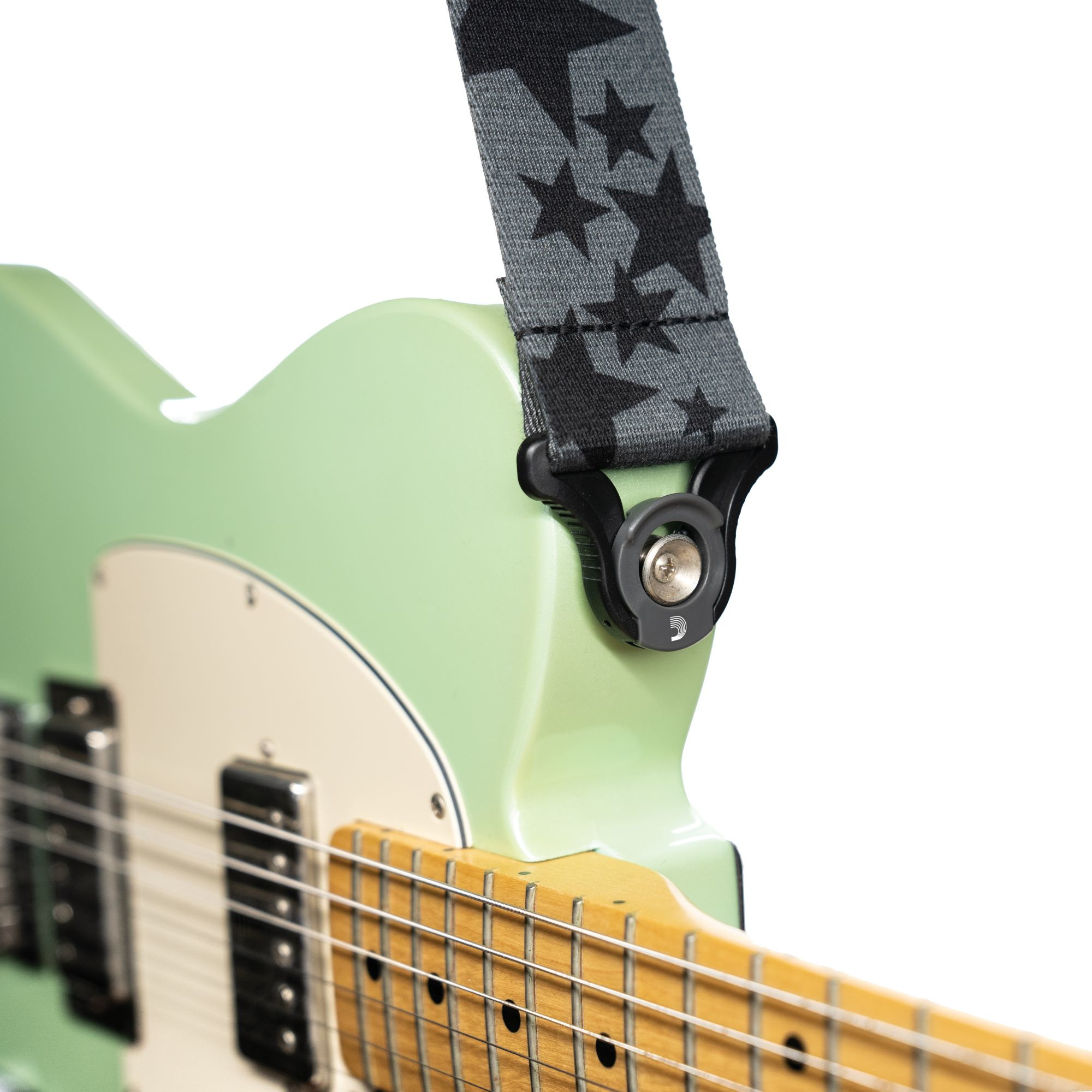 D'addario Auto Lock Strap Skater Stars - Sangle Courroie - Variation 3