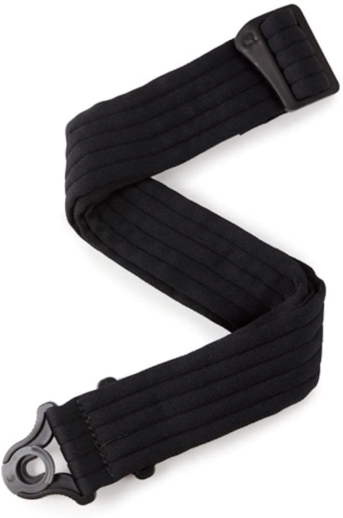 D'addario Auto Lock Strap Black Padded Stripes - Sangle Courroie - Main picture