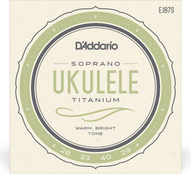 D'addario Ej87s UkulÉlÉ Soprano (4)  Pro-artÉ Titanium 028-029 - Cordes Ukelele - Main picture