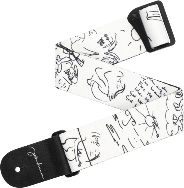 D'addario 50jl02 John Lennon Art Series Polyester Strap - John & Yoko - Sangle Courroie - Main picture