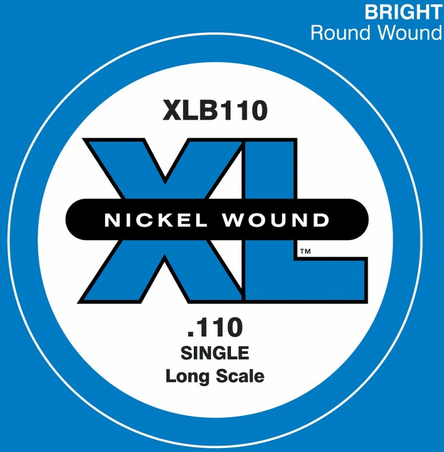 D'addario Corde Au DÉtail Xlb110 Bass (1) Xl Nickel Wound 110 Long Scale - Cordes Basse Électrique - Main picture