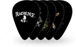 Médiator & onglet D'addario 1CWH4-01AL Alchemy Picks Skull Collection