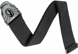 Sangle courroie D'addario 50CTPL00 Lock Woven Cotton Guitar Strap - Black