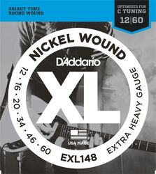 Cordes guitare électrique D'addario EXL148 - Jeu de 6 cordes