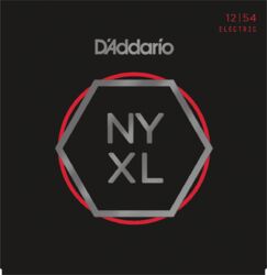 Cordes guitare électrique D'addario NYXL1254 Nickel Wound Electric Guitar Strings, Heavy, 12-54 - Jeu de 6 cordes