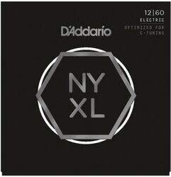 Cordes guitare électrique D'addario NYXL1254 Nickel Wound Electric Guitar, Extra Heavy, 12-54 - Jeu de 6 cordes