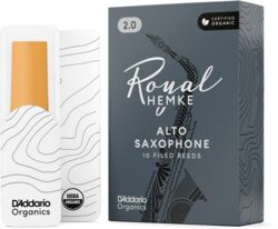 Anche saxophone D'addario RHKP10ASX400 Royal Hemke Alto Saxophone Reeds, Strength 4.0, 10-pack