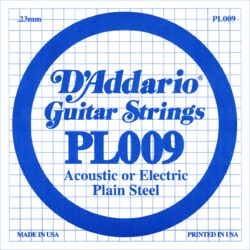 Cordes guitare électrique D'addario XL Nickel Single PL009 - Corde au détail