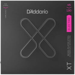 Cordes basse électrique D'addario XTB45130 Electric Bass 5-String Set NPS Long Scale 45-130 - Jeu de 5 cordes