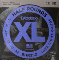 EHR350 Half Round Jazz Electric Guitar Strings 12-52 - jeu de 6 cordes