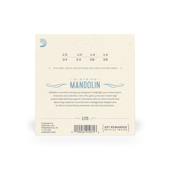 D'addario Jeu De 6 Cordes Ej38 Phosphor Bronze 12-string Acoustic Guitar Strings, Light, 10-47 - Cordes Guitare Acoustique - Variation 2