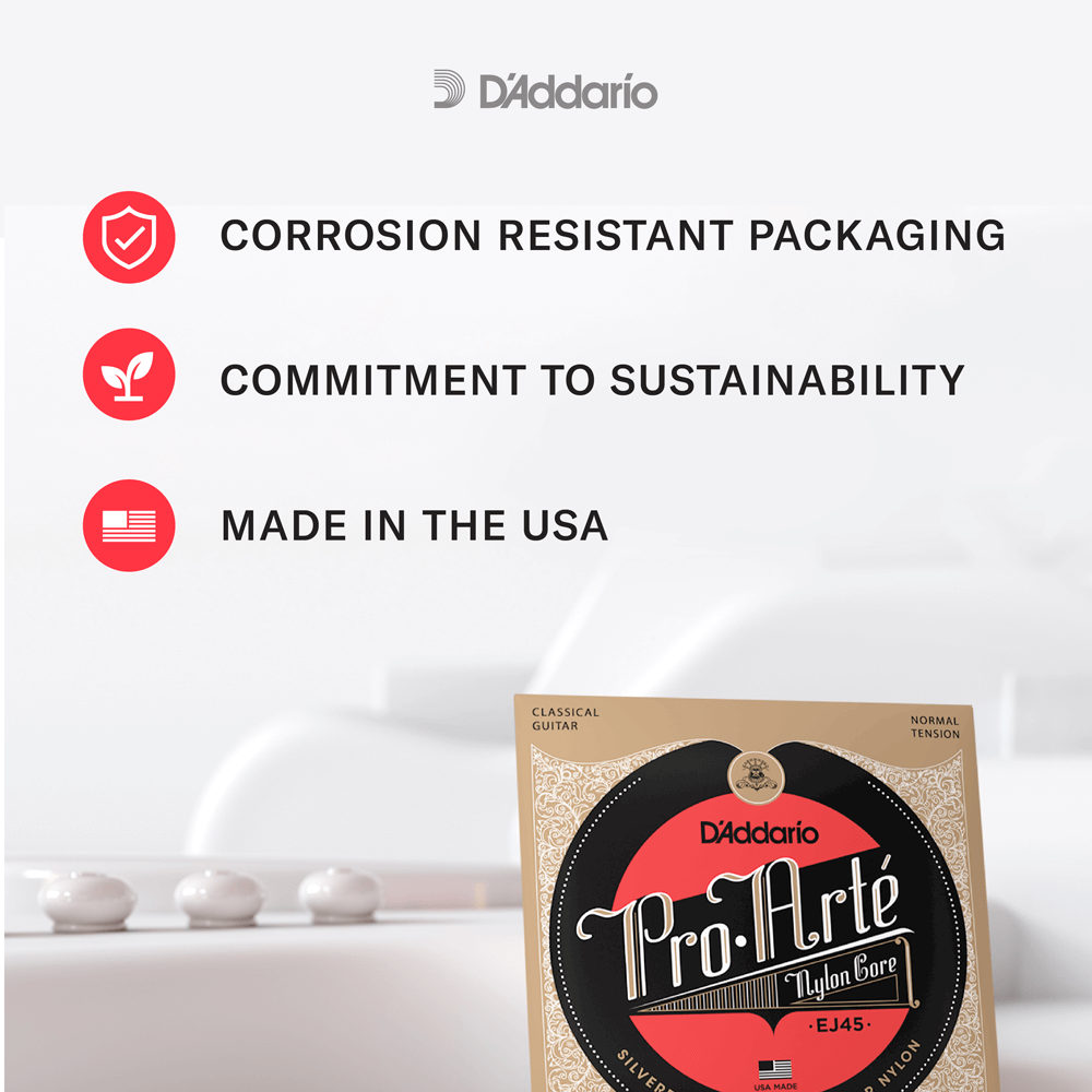 D'addario Ej45-7 7 String Nylon Classic - Cordes Guitare Classique Nylon - Variation 5