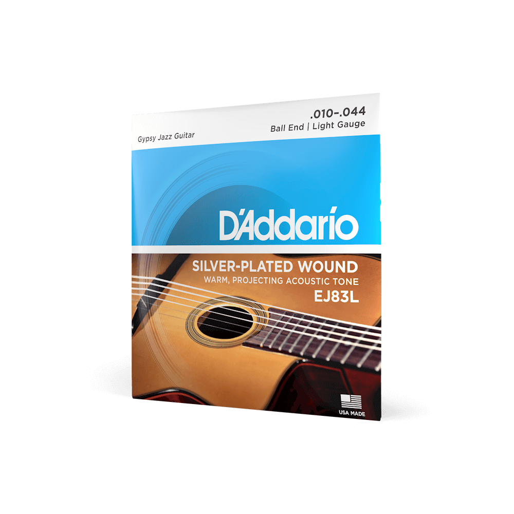 D'addario Ej83l Acoustic Gipsy Jazz Regular Light Ball End 10-44 - Cordes Guitare Acoustique - Variation 1