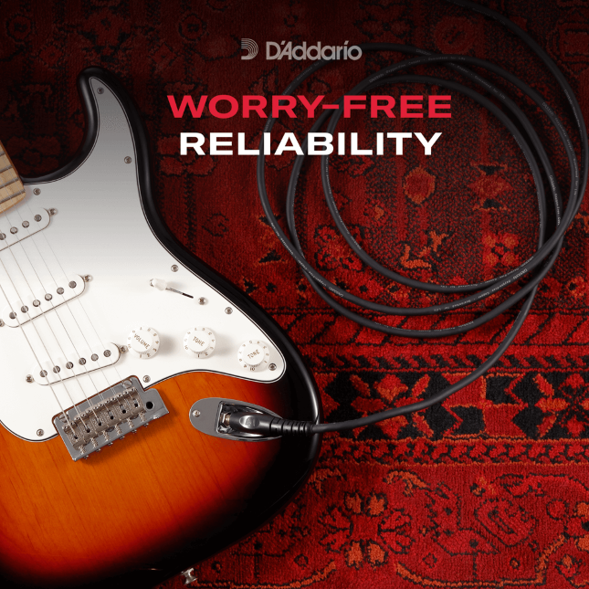 D'addario Instrument Gra10 Custom Gold Coude Droit 3m - CÂble - Variation 1