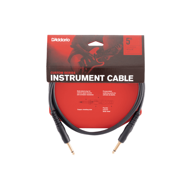 D'addario Instrument Jack 6.35mm G20 Custom Gold Droit 6m - CÂble - Variation 8