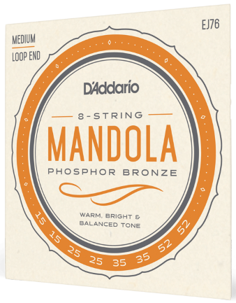 D'addario Phosphor Bronze Mandola 15-52 - Cordes Mandoline - Variation 1