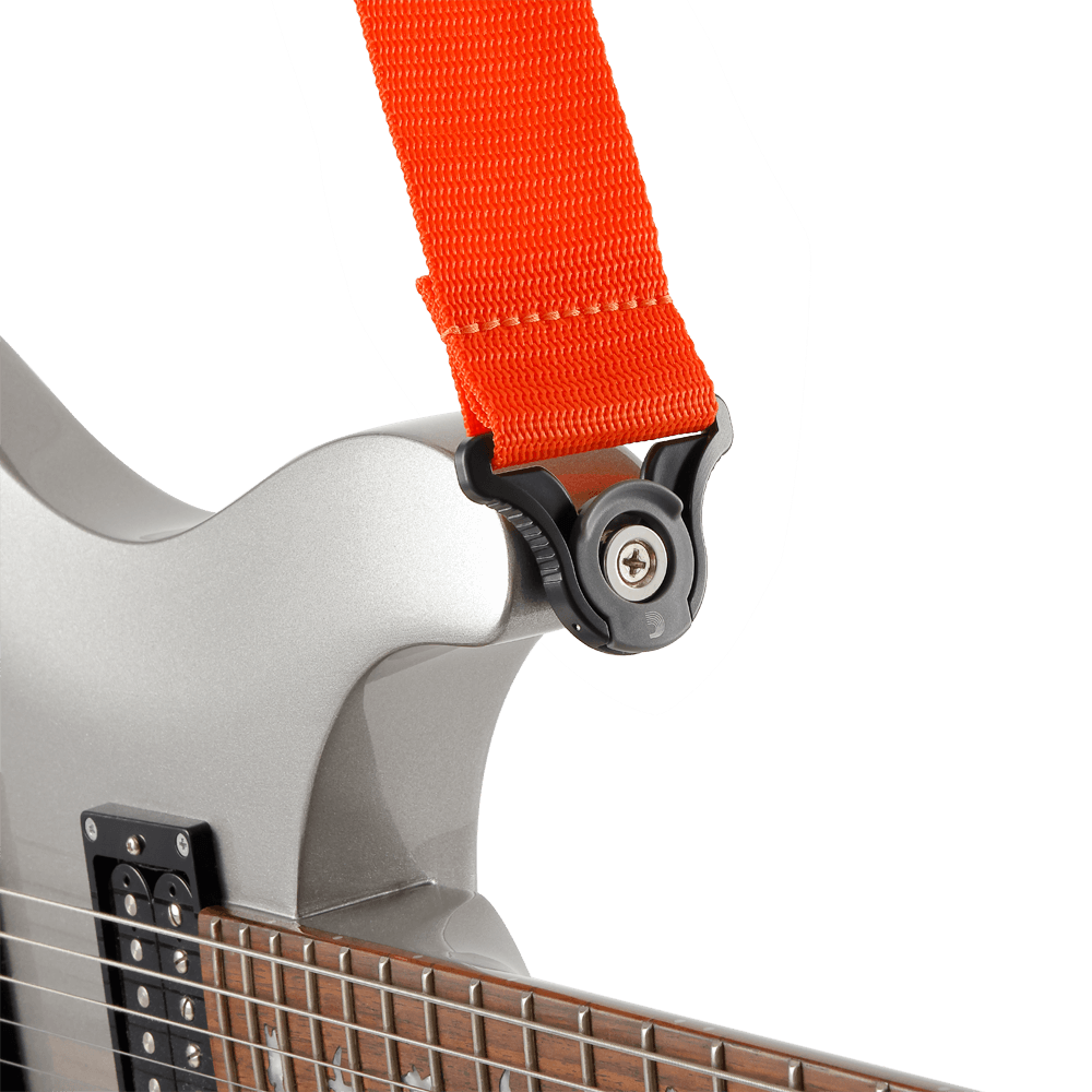 D'addario Sangle Auto Lock Pour Guitare, Orange - Sangle Courroie - Variation 3