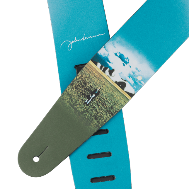 D'addario Sangle En Cuir ImprimÉ Pour Guitare John Lennon Mi - Sangle Courroie - Variation 3