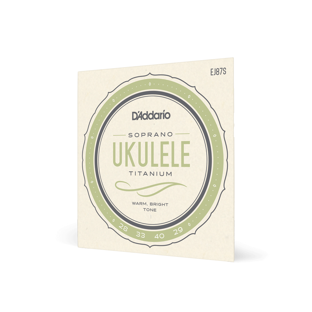 D'addario Ej87s UkulÉlÉ Soprano (4)  Pro-artÉ Titanium 028-029 - Cordes Ukelele - Variation 1