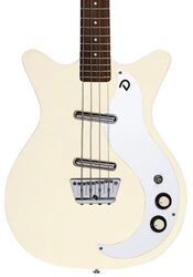 Basse électrique solid body Danelectro 59 Short Scale - Vintage cream