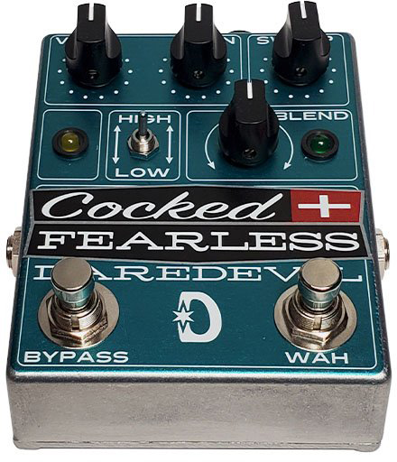 Daredevil Pedals Cocked & Fearless Fixed Wah / Distortion - PÉdale Overdrive / Distortion / Fuzz - Variation 1