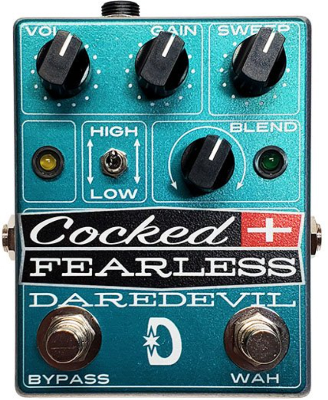 Daredevil Pedals Cocked & Fearless Fixed Wah / Distortion - PÉdale Overdrive / Distortion / Fuzz - Main picture