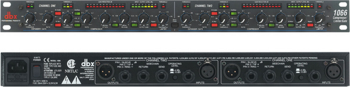 Dbx 1066 Compresseur Limiteur Gate - Compresseur Limiteur Gate - Main picture